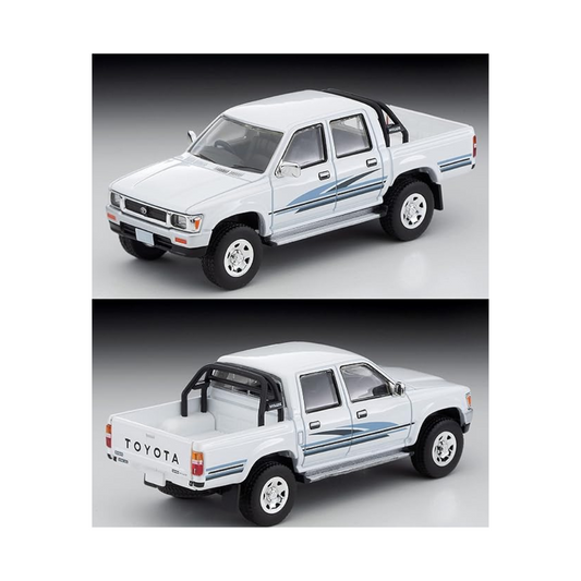 Tomica Limited Vintage Neo 1/64 LV-N256b Toyota Hilux 4WD Pickup Double Cab SSR White 91 Finished Item 324645
