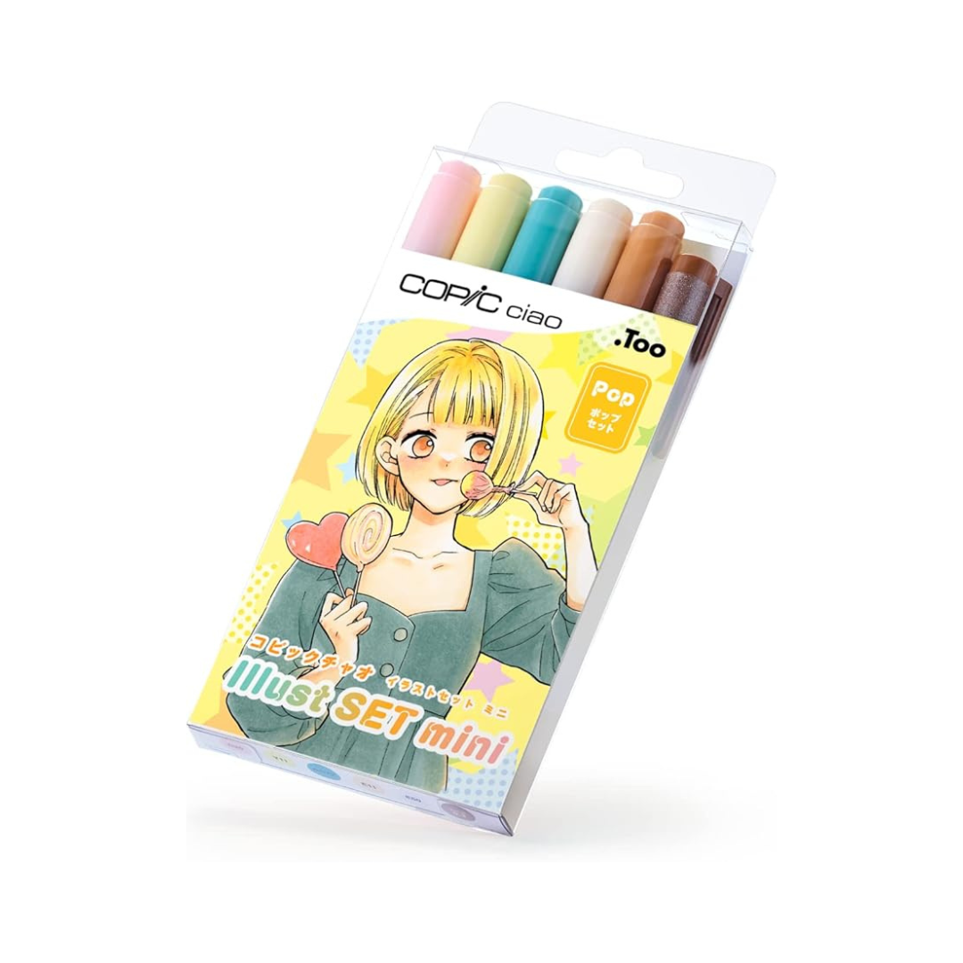 Copic Ciao Illustration Set Mini (Pop) Illustration Marker, Marker Pen
