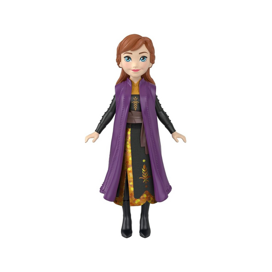 Mattel Barbie HLW99 Disney Frozen Anna Mini Doll 1, Dress Up/Fashion Doll, For Ages