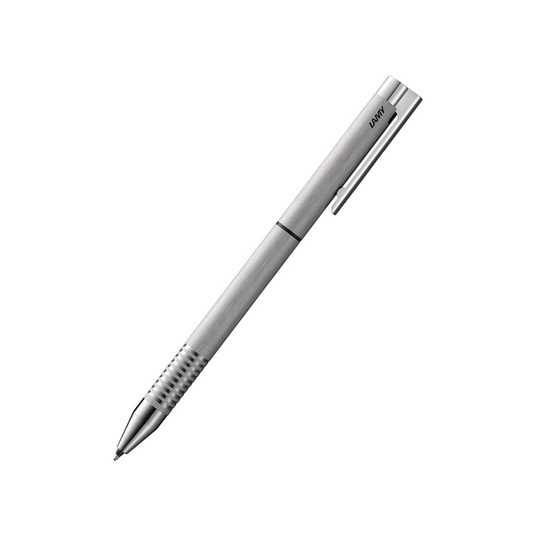 Lamy  Ballpoint Pen Twin Pen Logo Hairline Matte Stainless  LSteel  606