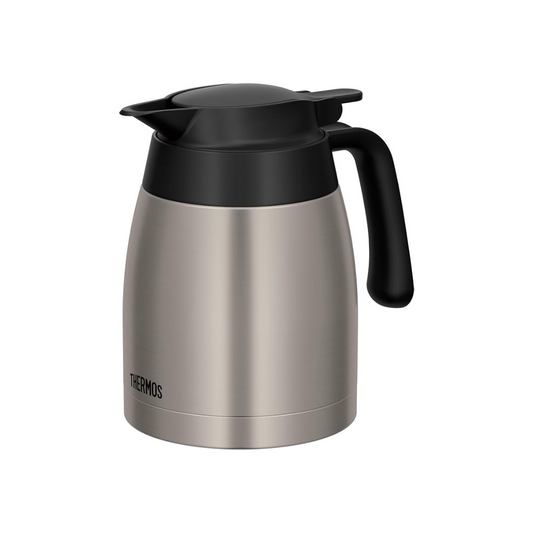 Thermos TTB-1001 SMT Stainless Steel Pot,  Stainless Steel Matte, Insulated Tabletop Pot, Vacuum-Sealed Bottle Structure, Keeps Contents Hot or Cold