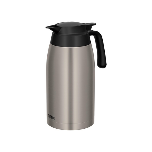 Thermos TTB-2001 SMT Stainless Steel Pot, Stainless Steel Matte, Insulated Tabletop Pot, Vacuum-Sealed Bottle Structure, Keeps Contents Hot or Cold