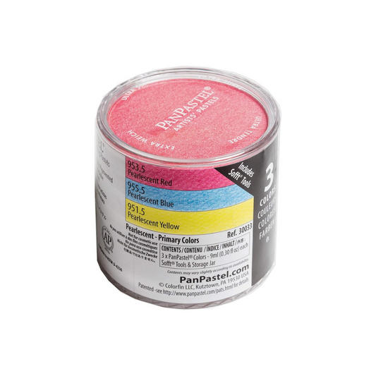 Holbein PanPastel Pearl Color Primary 3-Color Set 30033
