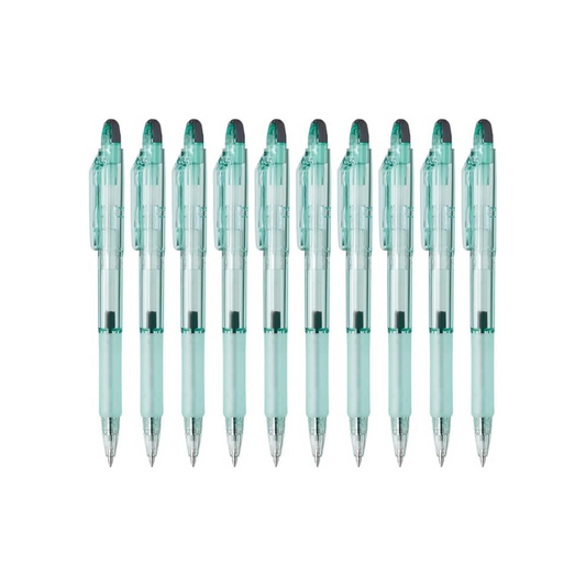 Zebra B-BI-KRB-OBG Ballpoint Pen Gym Knock with Bio Tube 0.7mm Ocean Blue Green 10pcs