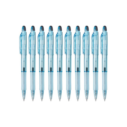 Zebra Ballpoint Pen Gym Knock Bio Tube 0.7mm Earth Blue 10pcs B-BI-KRB-EB