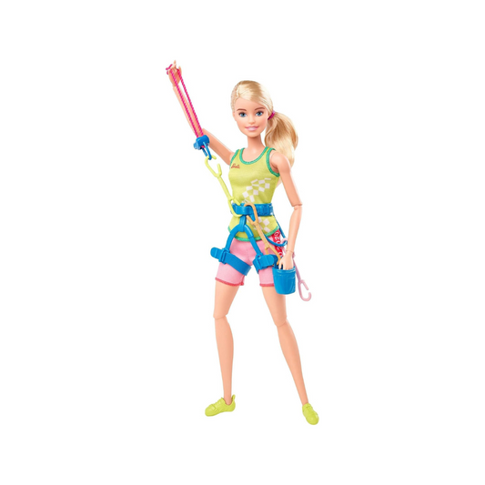 Barbie GJL75 Tokyo Olympic License Barbie Sports Climbing Senshu Tokyo 2020 Olympics (Dress Up Dolls, Accessory Set)