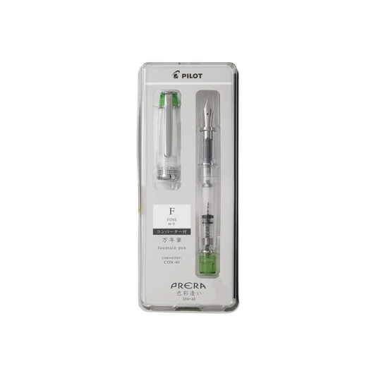 PILOT PFPR1TLGF Pen, Prera PRERA Fountain Pen, Color Fountain, Fine Point, Transparent Light Green