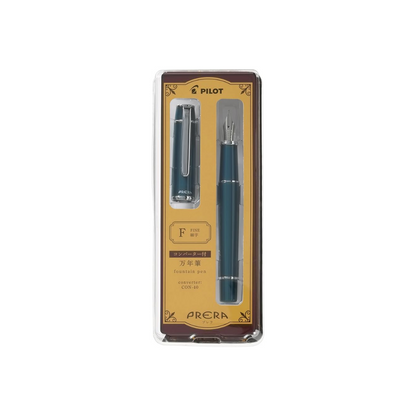 PILOT PRARA F Fountain Pen, Fine Point, Dark Turquoise PFPR1DTQF