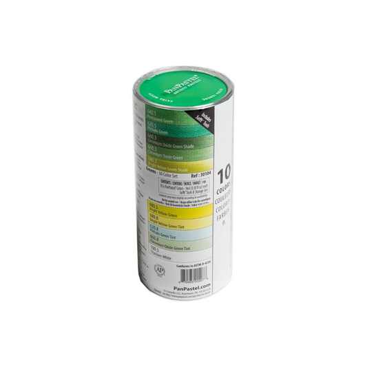 horubein Pan Pastel 10 Color Set, Green, 30104