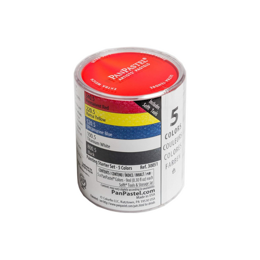 PanPastel 9-Milliliter Ultra Soft Artist Pastel Set, Painting, 5-Pack