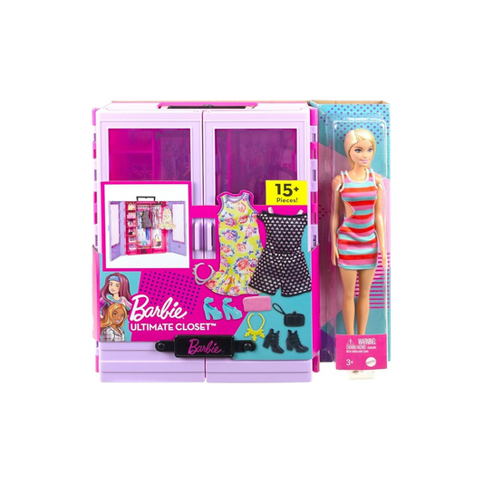 Barbie and Purple Closet Coordinating Doll & Fashion Set, Barbie Doll