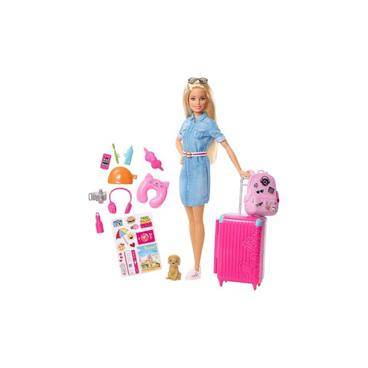 Barbie Dream House Adventure Pink Ryoko Set - Cute Doll House Pretend Play 3 Years Old Blue FWV25