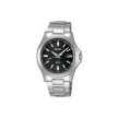 Seiko SBPN067 Solar Quartz Men's Wristwatch, Silver, Black, Bracelet Type