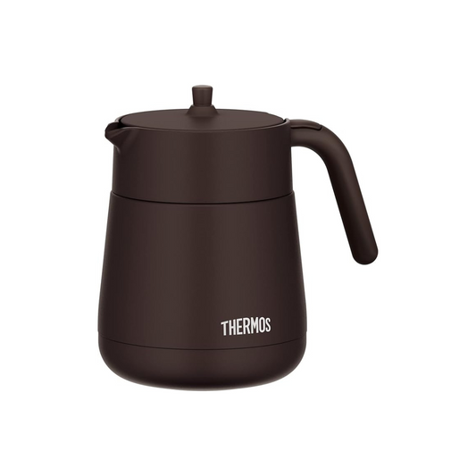 Thermos TTE-700 BW Vacuum Insulated Teapot with Strainer  Brown