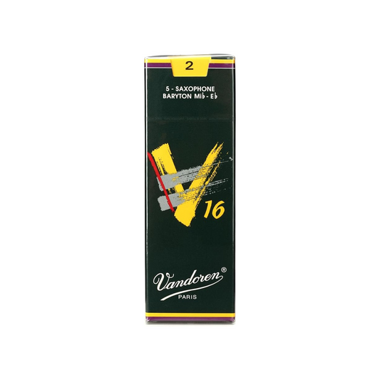 Vandoren Baritone Saxophone Reed V16 Hardness: 2 (Pack of 5)