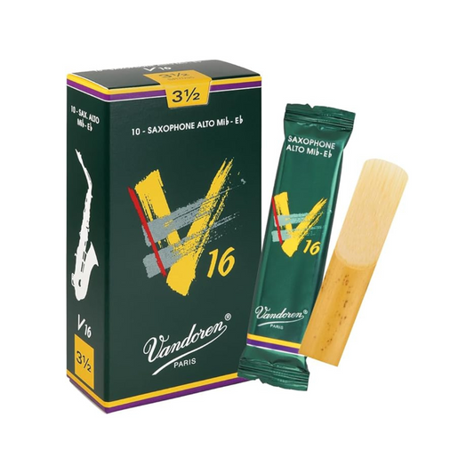 Vandoren Alto Saxophone Reeds V16: 3-1/2 (10 pieces)