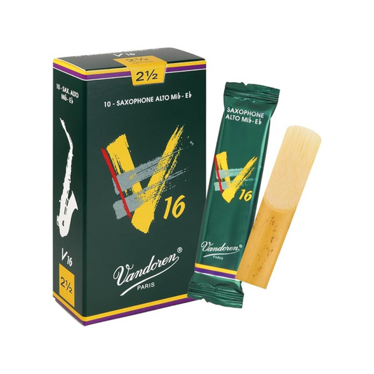 Vandoren Alto Saxophone Reeds V16: 2-1/2 (10 pcs)