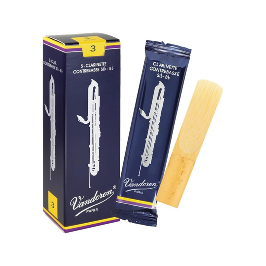 Vandoren Contrabass Clarinet Reed Traditional: 3 (5 pieces) CR153