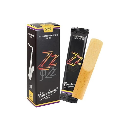 Vandoren Tenor Saxophone Reeds ZZ, Hardness: 2-1/2 (Pack of 5)