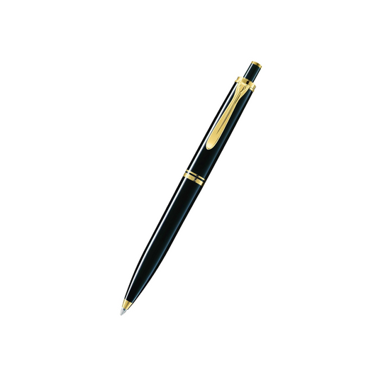Pelikan K400 Ballpoint Pen, Black, Oil-based, Genuine Import