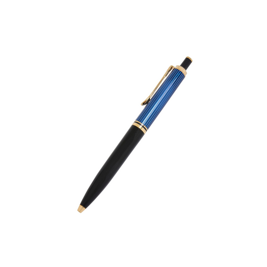 Pelikan K400 Ballpoint Pen, Blue Stripe, Oil-based, Genuine Import