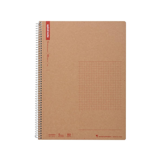 Maruman Notebook Ring Notebook 5mm Grid Basic B5 80 Sheets Set of 5 N246ES