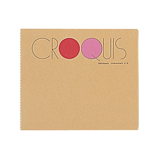 Maruman Croquis White, red