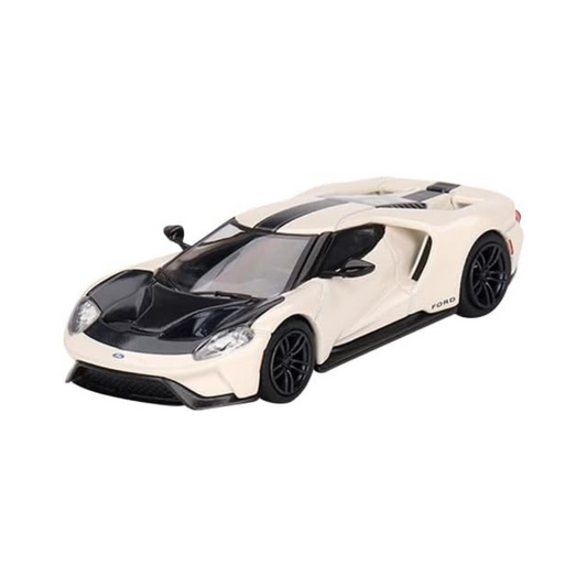MINI GT 1/64 Ford GT '64 Prototype Heritage Edition Left Handle, Complete