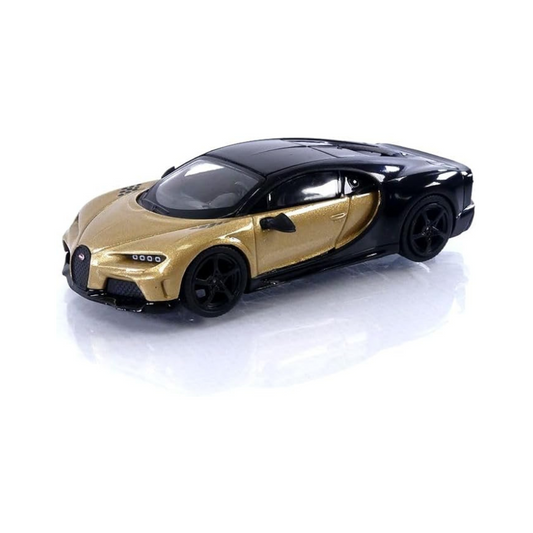 MINI GT 1/64 Bugatti Chiron Supersport Gold (Left Handle) Finished Product