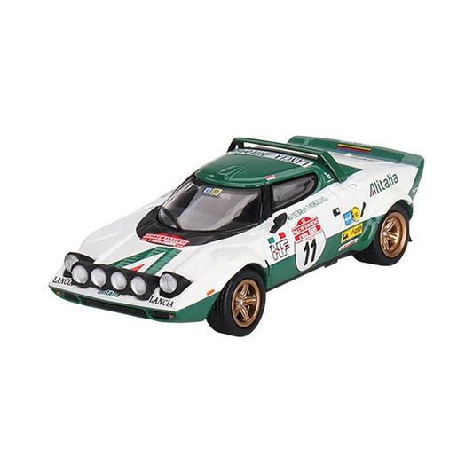 MINI GT 1/64 Lancia Stratos HF Rally Sanremo 1975 Winner #11 (Left Handle) Finished Product