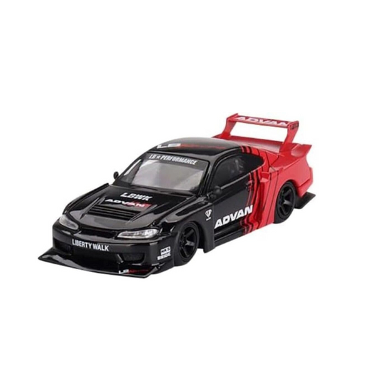 MINI GT 1/64 Nissan Silvia (S15) LB-Super Silhouette SILVIA ADVAN (Right Handle) Finished Product