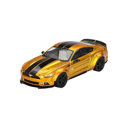 MINI GT 1/64 LB☆WORKS Ford Mustang LB Gold (Right Handle MINI GT 1/64 LB☆WORKS Ford Mustang LB Gold (Right Handle