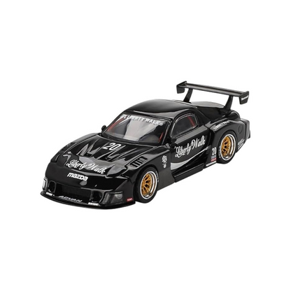 MINI GT Mazda RX-7 LB-Super Silhouette Liberty Walk, Black (Right Handle) Finished Product