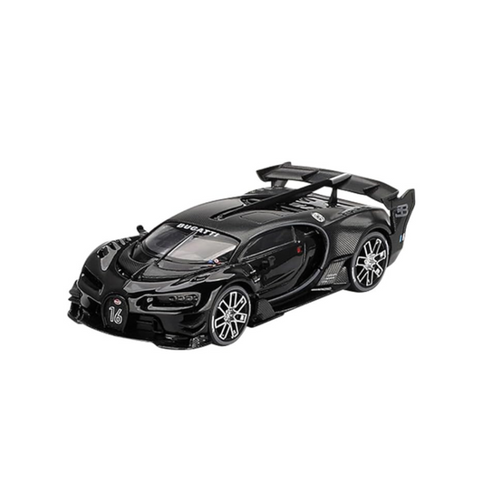 MINI GT 1/64 Bugatti Vision Gran Turismo Black (Left Handle) Finished Product