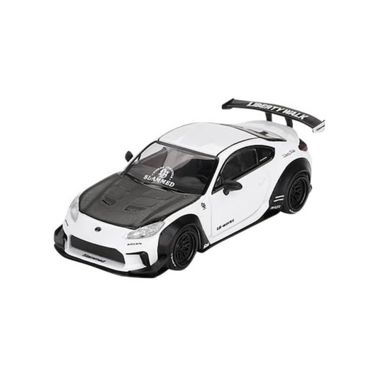MINI GT 1/64 Toyota GR86 LB★Nation White (Right Handle) Finished Product