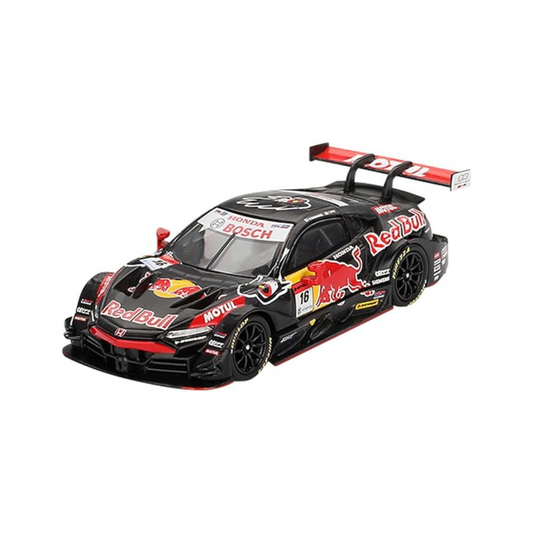 MINI GT 1/64 Honda NSX-GT Type S GT500 SUPER GT Series 2022#16 Red Bull MOTUL MUGEN NSX-GT TEAM Red Bull MUGEN (Left Handle) Finished Product MGT00848-BL