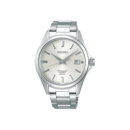 Seiko  Limited Model SZSB011 Men's Automatic Winding Wrist Watch Formal Dress Line Watch, Silver, Dial Color - Ivory