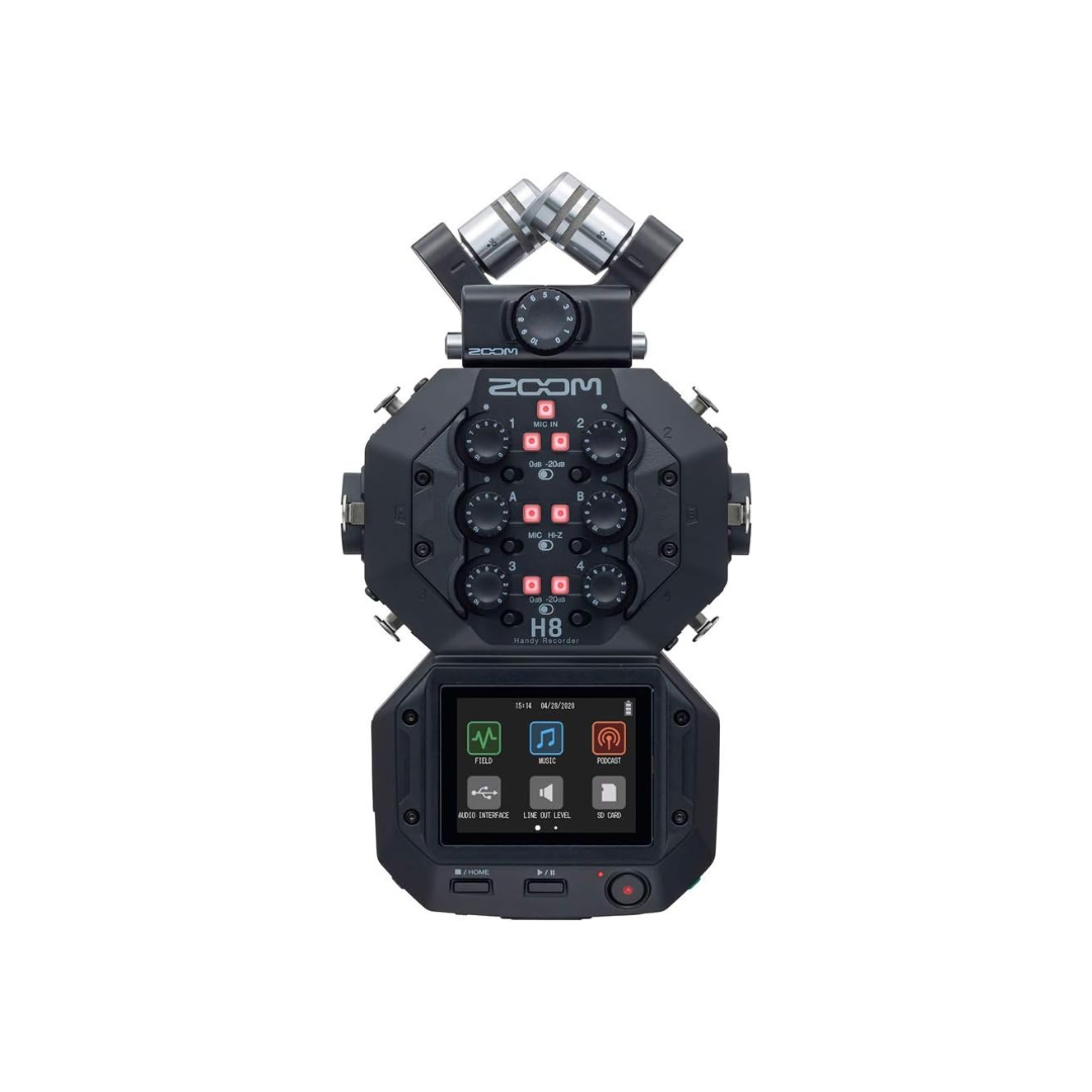 ZOOM H8 Zoom Handy Recorder, Podcast, Field Recorder, 8 Channels, Music Production