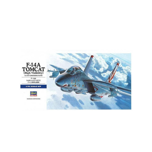 Hasegawa 1/72 U.S. Navy F-14A Tomcat Hi-Vis Plastic Model E3
