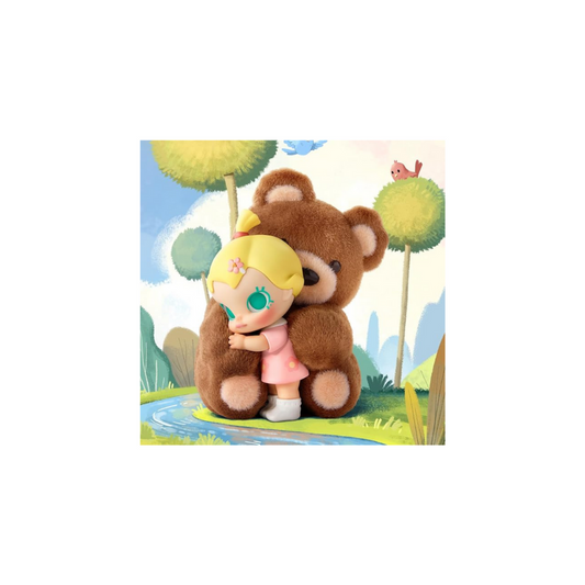 POP MART Baby Molly My Huggable Discovery Series (1 Piece), Pop-Mart Toy Toy Toy Plastic Model Premium Toy PVC Soft Vinyl Original Character Birthday Gift