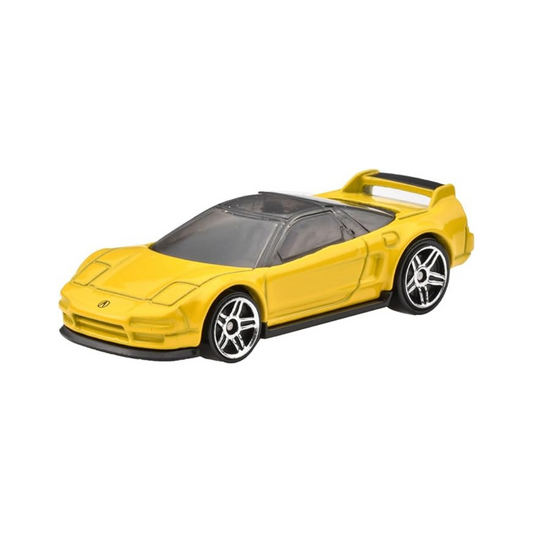 Hot Wheels HXR11 Basic Car '90 Acura NSX Vehicle Toy Mini Car 3 Years Old and Up Yellow