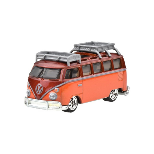 Hot Wheels HRT62 Boulevard '67 Volkswagen Samba Bus Vehicle Toy Mini Car 3 Years Old Orange