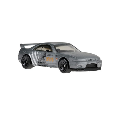 Hot Wheels HXR26 Basic Car, Nissan Skyline GT-R (BCNR33) Vehicle Toy, Mini Car, Ages 3 and Up, Gray