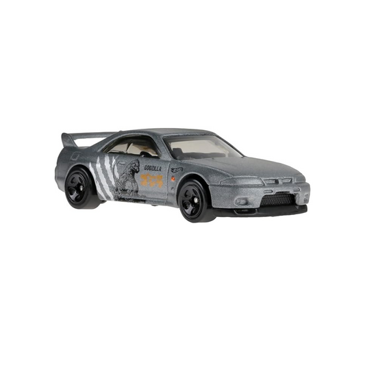Hot Wheels HXR26 Basic Car, Nissan Skyline GT-R (BCNR33) Vehicle Toy, Mini Car, Ages 3 and Up, Gray