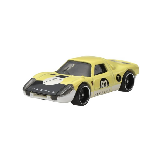 Hot Wheels JFN74 Basic Car, Porsche 904 Carrera GTS Vehicle Toy, Mini Car, 3 Years Old and Up, Yellow