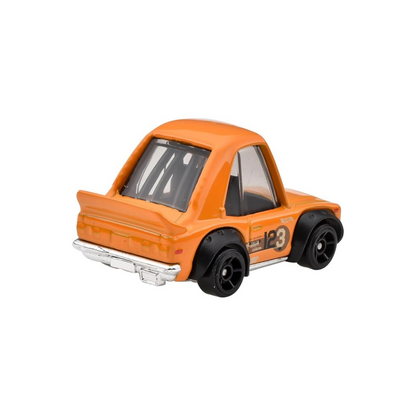 Hot Wheels HXR07 Basic Car, Mazda RX-3 Vehicle Toy, Minicar, 3 Years Old and Up, Orange