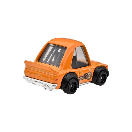 Hot Wheels HXR07 Basic Car, Mazda RX-3 Vehicle Toy, Minicar, 3 Years Old and Up, Orange
