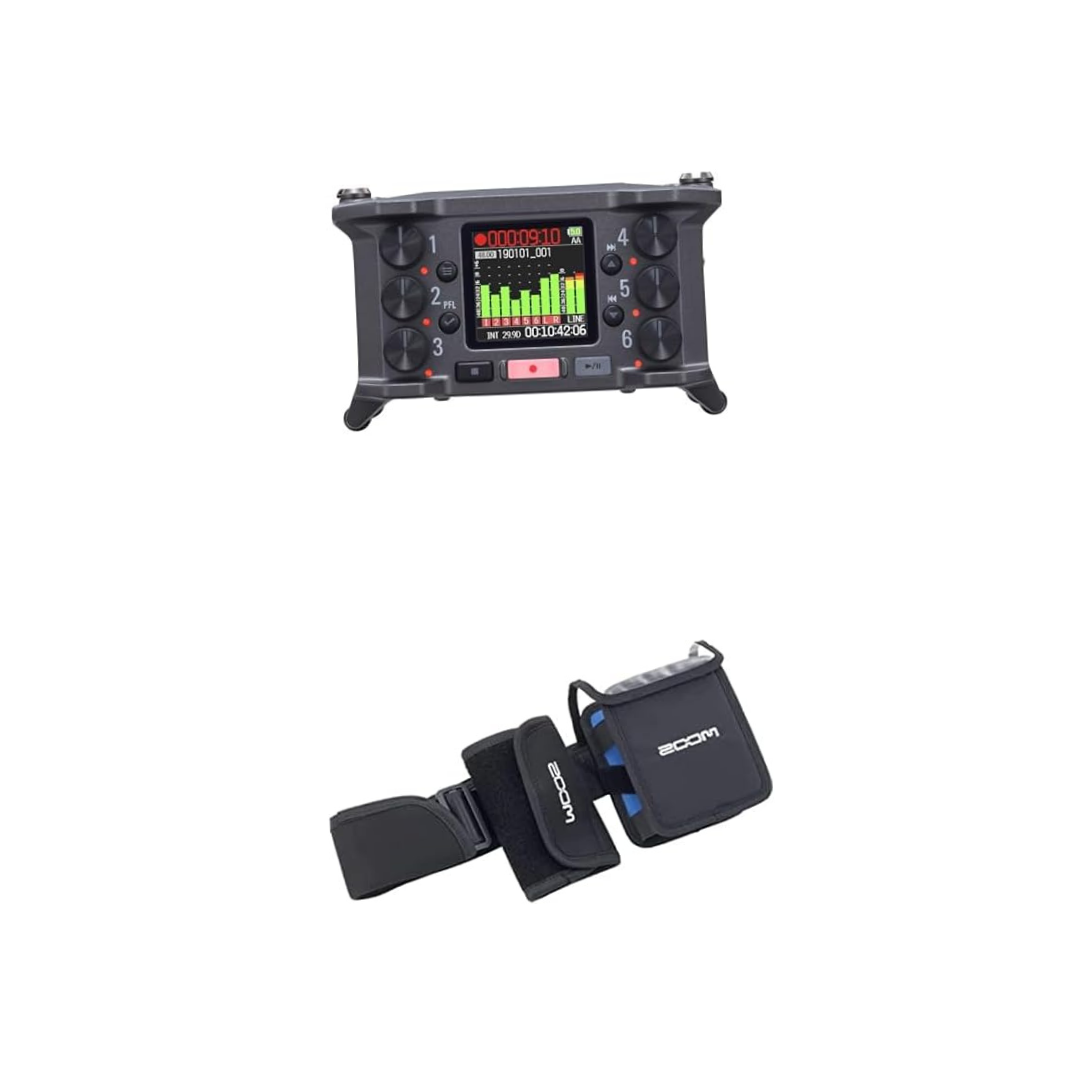 ZOOM F6 6 Channel Field Recorder & Exclusive Protective Case Set