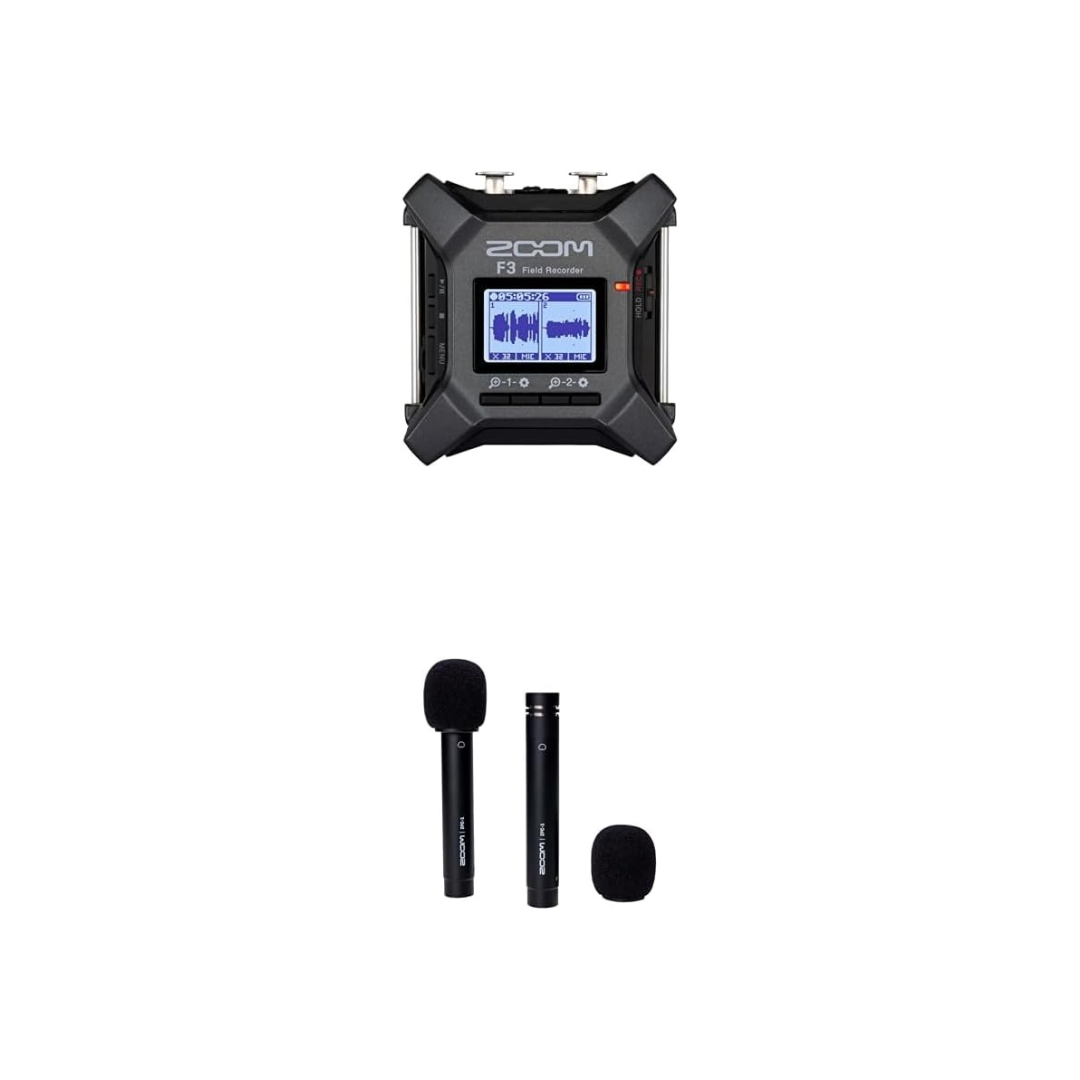 ZOOM F3 Field Recorder & Pencil Type Condenser Microphone Set – Unbox Japan