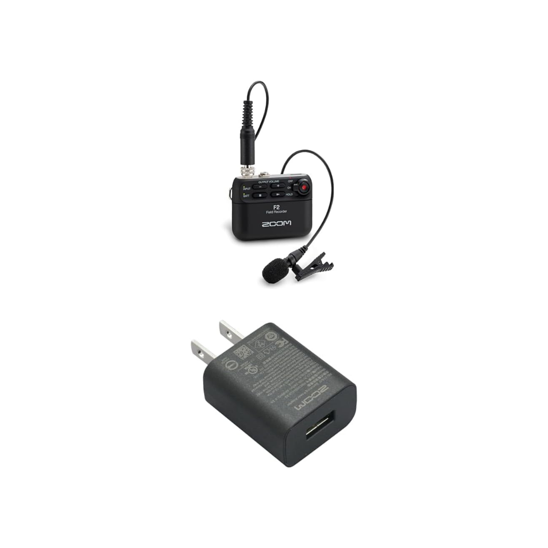 ZOOM F2/B Field Recorder & AC Adapter Set